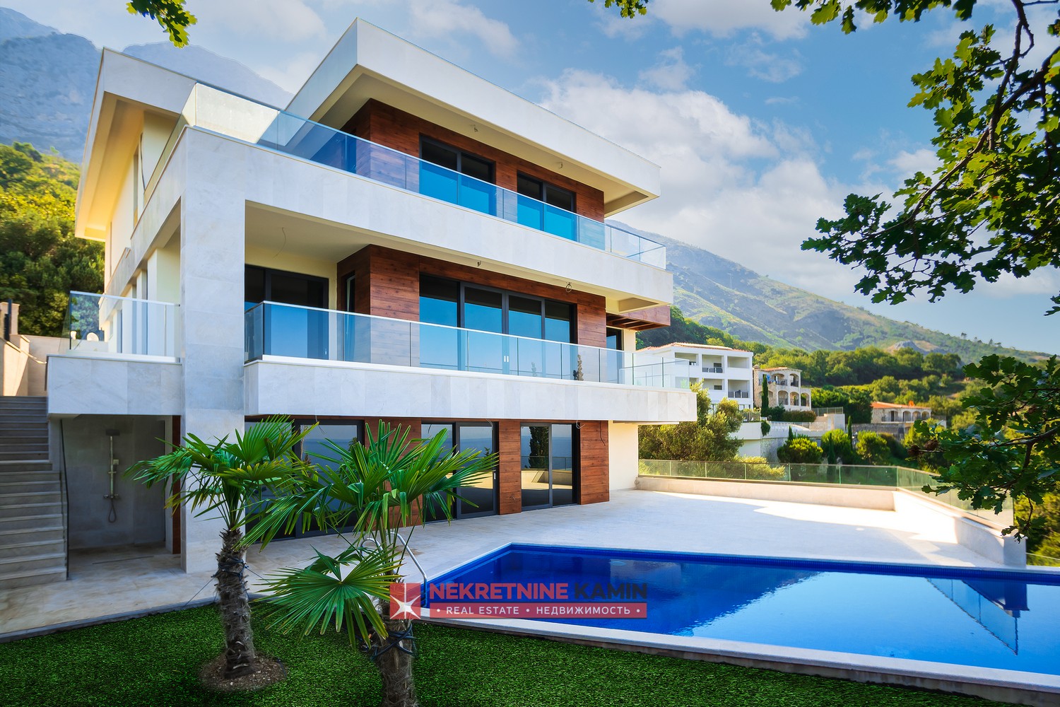 New luxury villa 200m from the sea, Budva, Rezevici